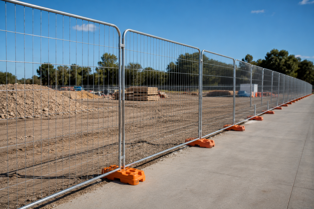 Our Temporary Fencing Process